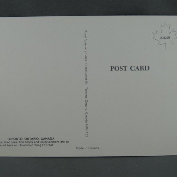 Vintage Postcard - Downtown Toronto - Royal Specialty Sales - Picture 2 of 4